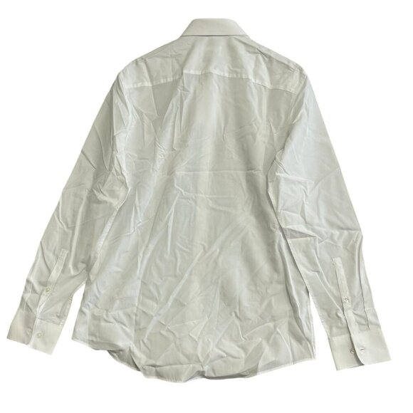 NEW Calvin Klein Men's Size M White Performance Stretch Dress Shirt - Picture 3 of 10